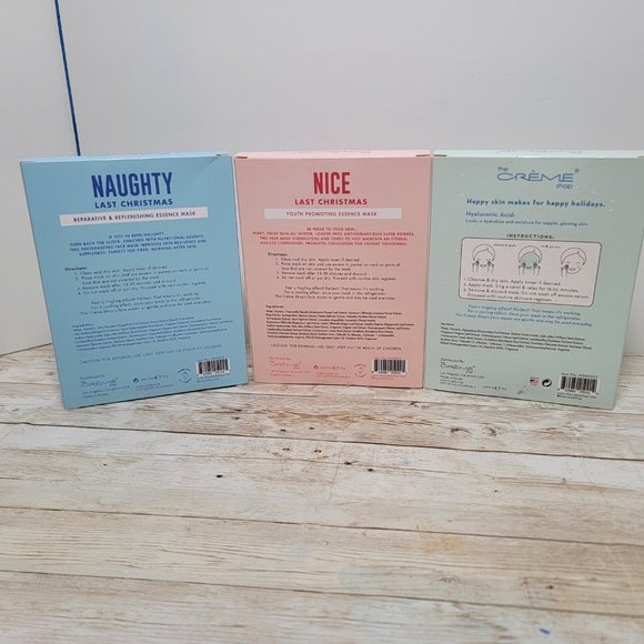 3 Boxes - The Crème Shop Reparative Replenishing + Youth Promoting Essence Masks - Picture 5 of 8